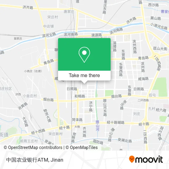 中国农业银行ATM map
