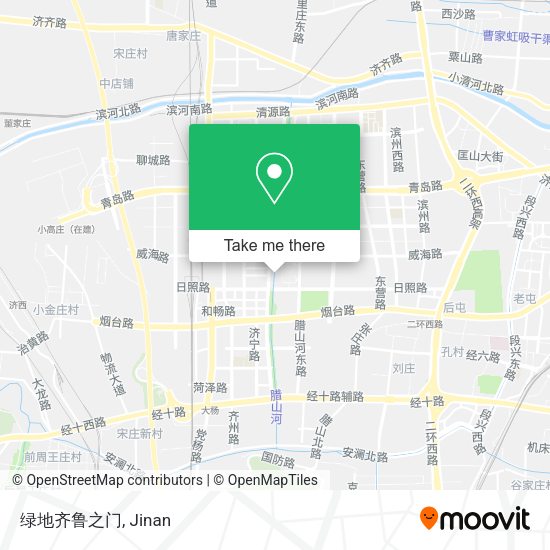 绿地齐鲁之门 map