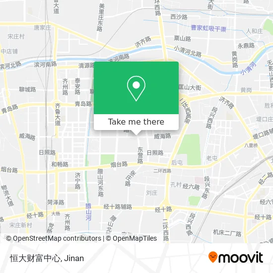 恒大财富中心 map