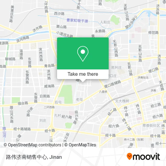 路伟济南销售中心 map