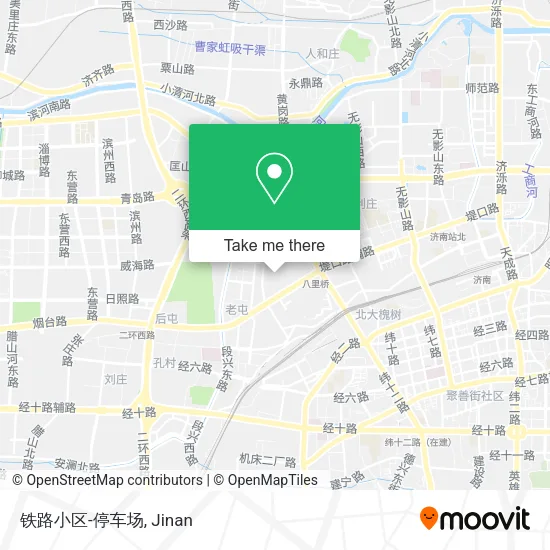 铁路小区-停车场 map