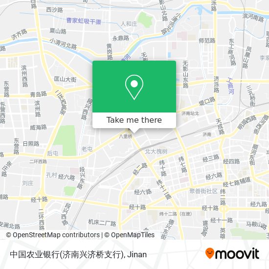 中国农业银行(济南兴济桥支行) map