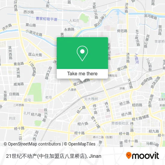 21世纪不动产(中住加盟店八里桥店) map