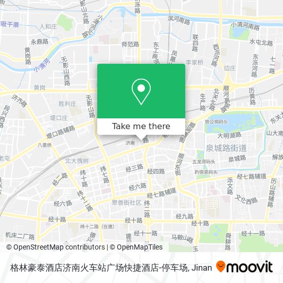 格林豪泰酒店济南火车站广场快捷酒店-停车场 map