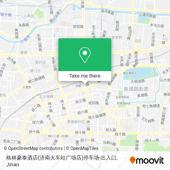格林豪泰酒店(济南火车站广场店)停车场-出入口 map