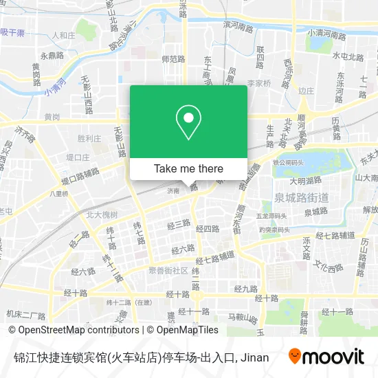 锦江快捷连锁宾馆(火车站店)停车场-出入口 map