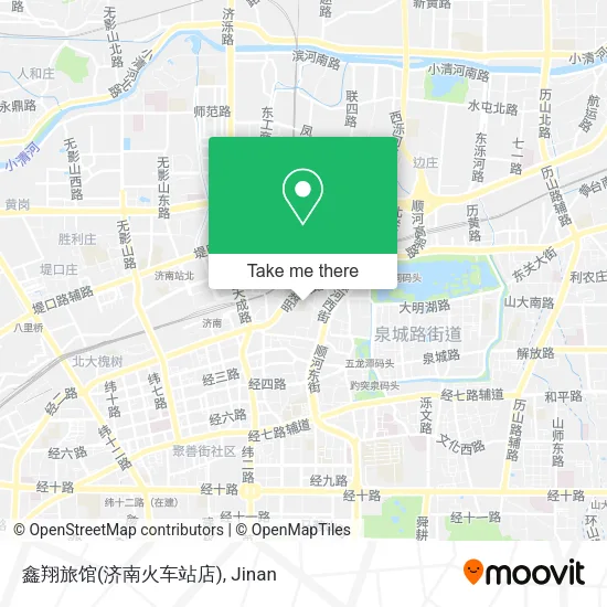 鑫翔旅馆(济南火车站店) map