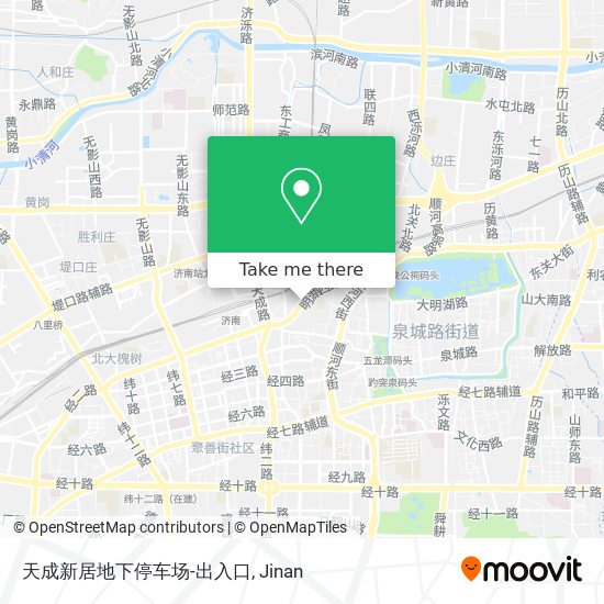 天成新居地下停车场-出入口 map