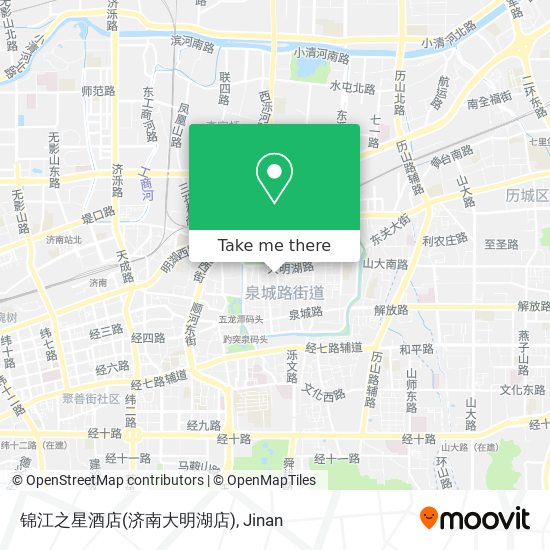 锦江之星酒店(济南大明湖店) map