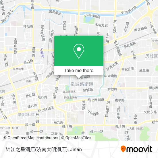 锦江之星酒店(济南大明湖店) map