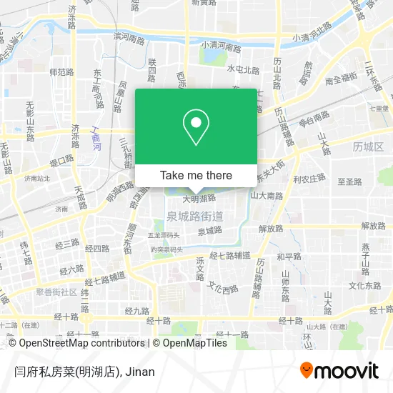 闫府私房菜(明湖店) map