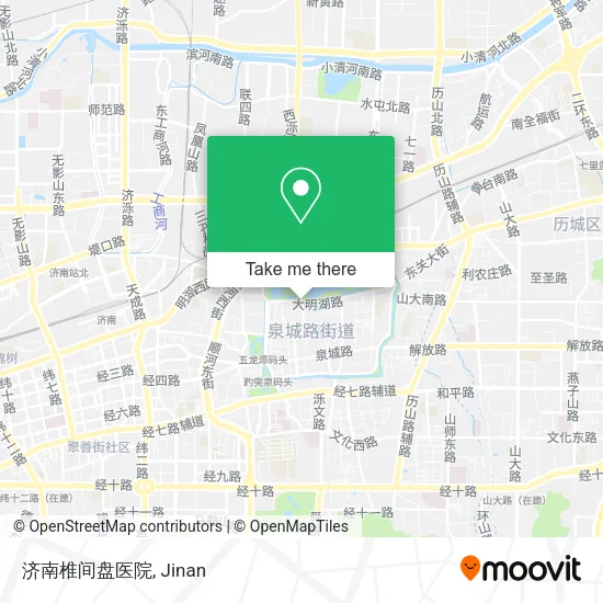 济南椎间盘医院 map