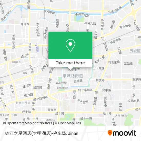 锦江之星酒店(大明湖店)-停车场 map