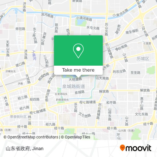 山东省政府 map