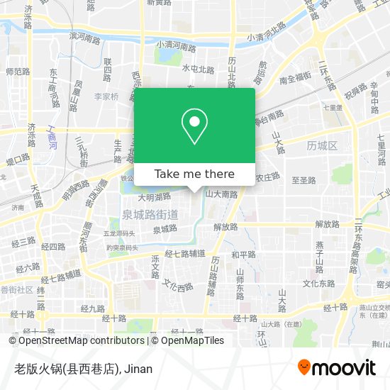 老版火锅(县西巷店) map