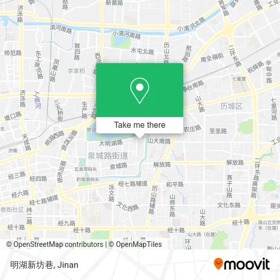 明湖新坊巷 map