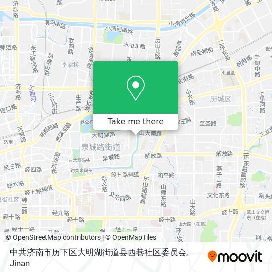 中共济南市历下区大明湖街道县西巷社区委员会 map