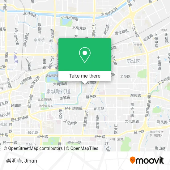崇明寺 map