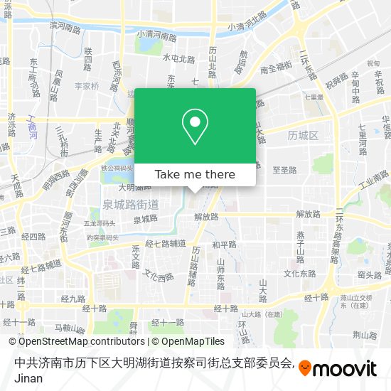 中共济南市历下区大明湖街道按察司街总支部委员会 map