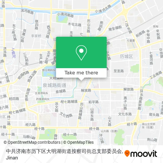 中共济南市历下区大明湖街道按察司街总支部委员会 map