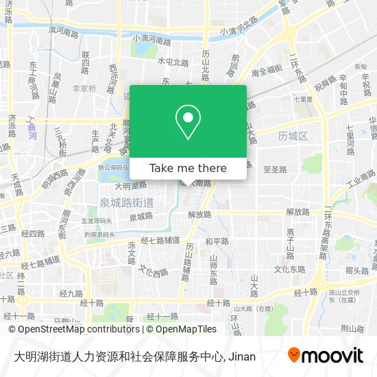 大明湖街道人力资源和社会保障服务中心 map