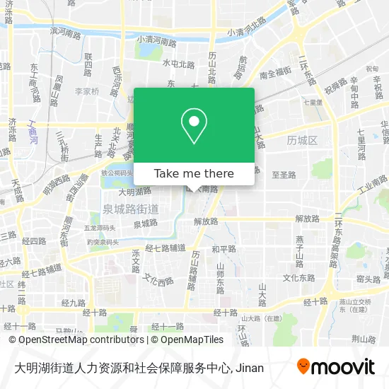 大明湖街道人力资源和社会保障服务中心 map