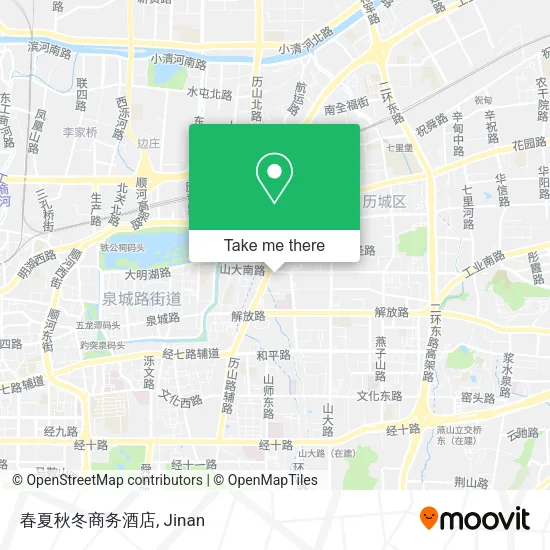 春夏秋冬商务酒店 map