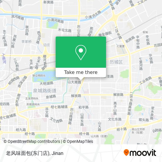 老风味面包(东门店) map