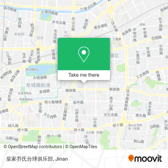 皇家乔氏台球俱乐部 map