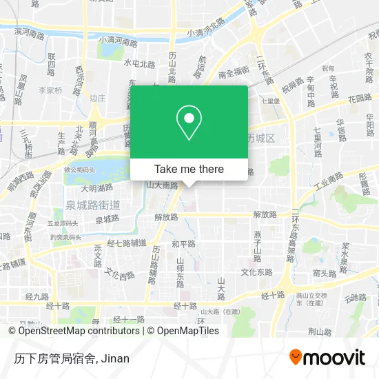 历下房管局宿舍 map