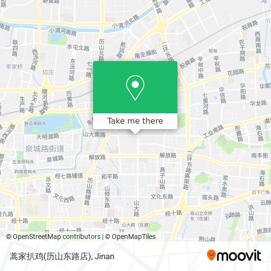 蒿家扒鸡(历山东路店) map