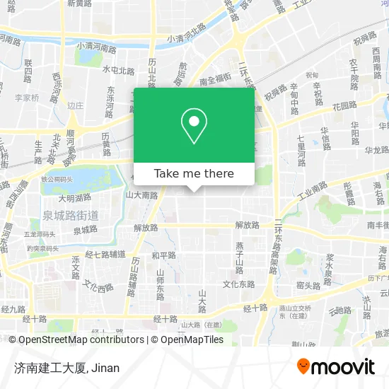 济南建工大厦 map