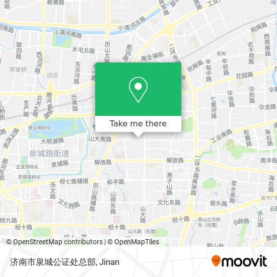 济南市泉城公证处总部 map