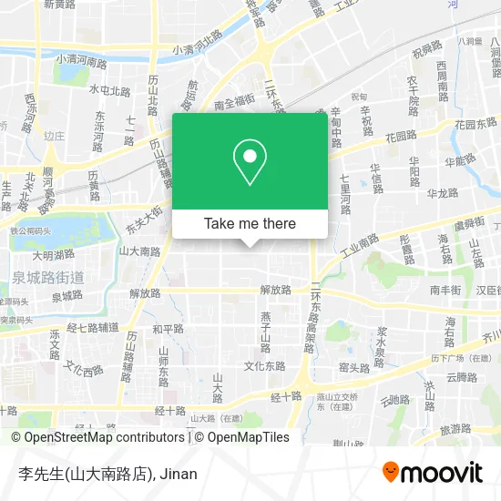 李先生(山大南路店) map