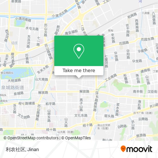 利农社区 map