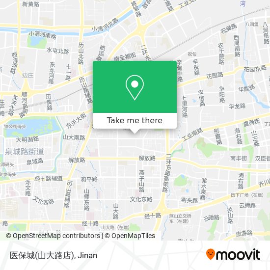 医保城(山大路店) map