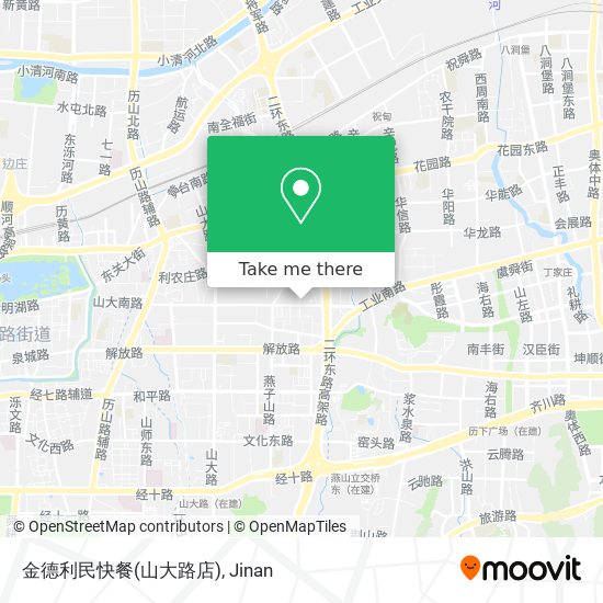 金德利民快餐(山大路店) map