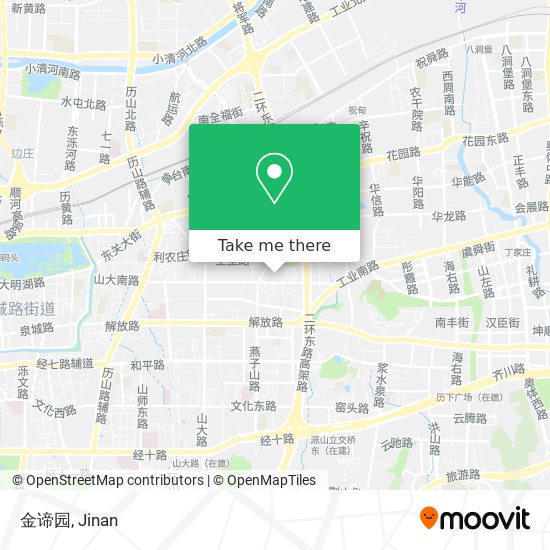 金谛园 map