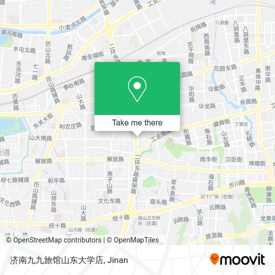 济南九九旅馆山东大学店 map