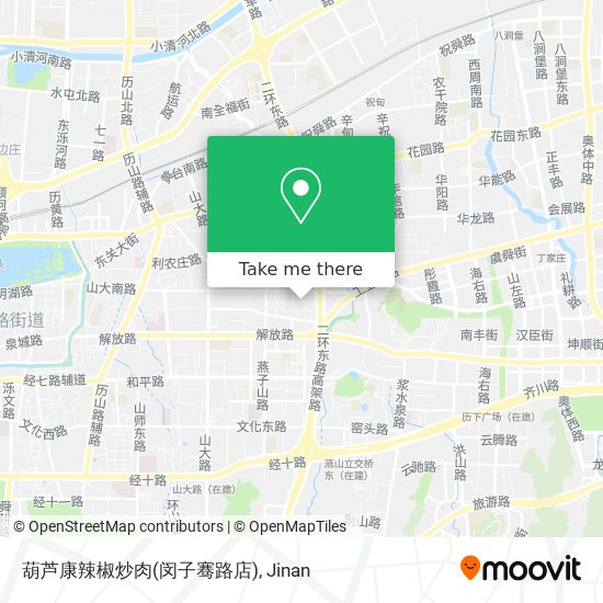 葫芦康辣椒炒肉(闵子骞路店) map