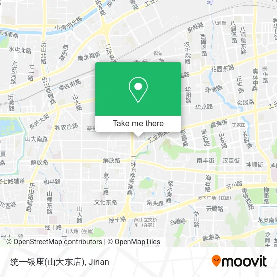 统一银座(山大东店) map