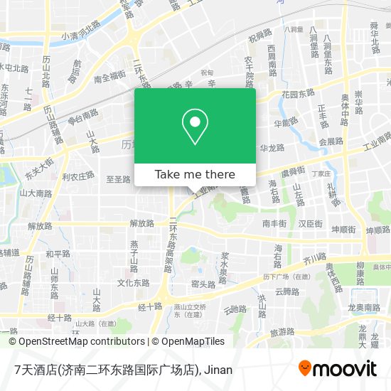 7天酒店(济南二环东路国际广场店) map