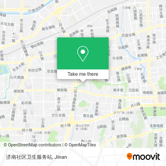 济南社区卫生服务站 map