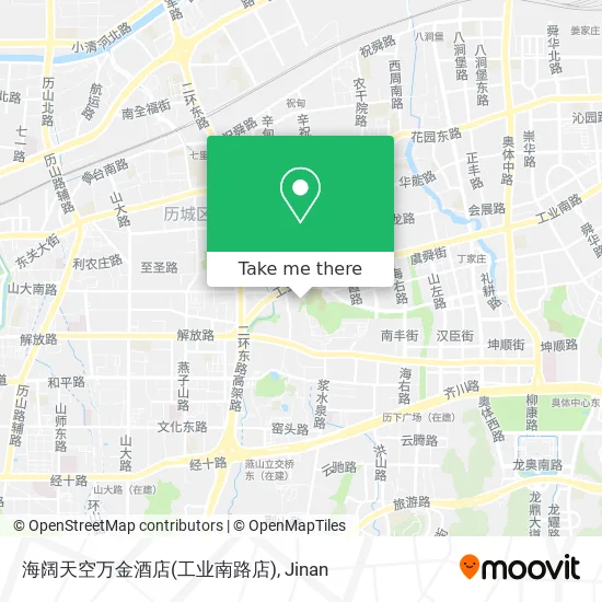 海阔天空万金酒店(工业南路店) map