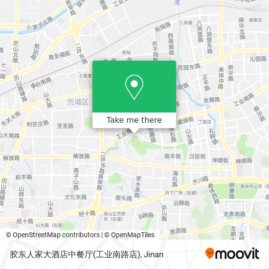 胶东人家大酒店中餐厅(工业南路店) map