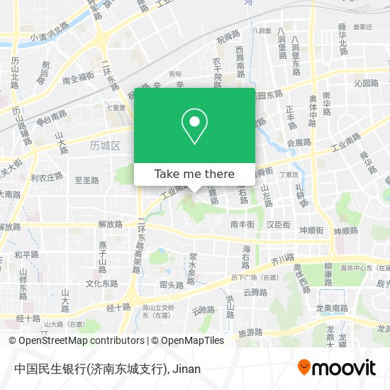中国民生银行(济南东城支行) map