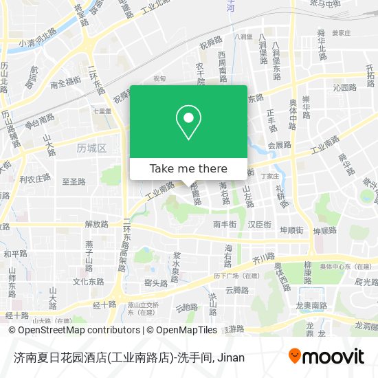济南夏日花园酒店(工业南路店)-洗手间 map
