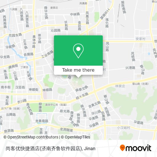 尚客优快捷酒店(济南齐鲁软件园店) map