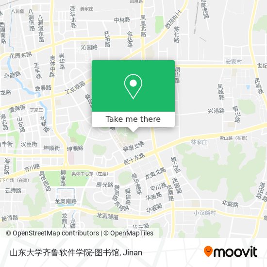 山东大学齐鲁软件学院-图书馆 map