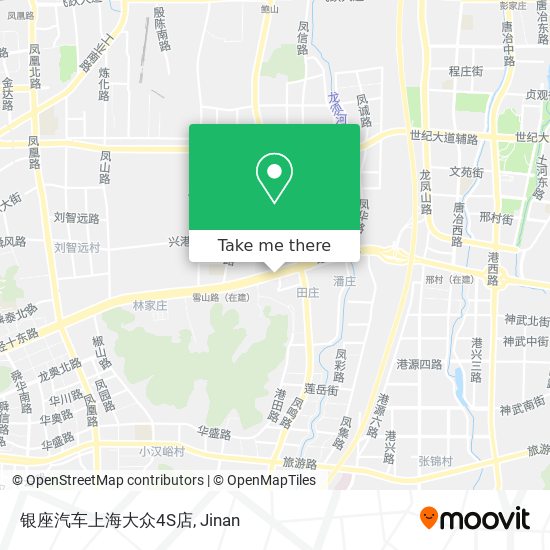 银座汽车上海大众4S店 map